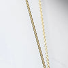 GENUINE 14k Solid Yellow Gold Cable Chain Necklace 45 cm -17.7 inch