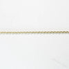 GENUINE 14k Solid Yellow Gold Cable Chain Necklace 45 cm -17.7 inch