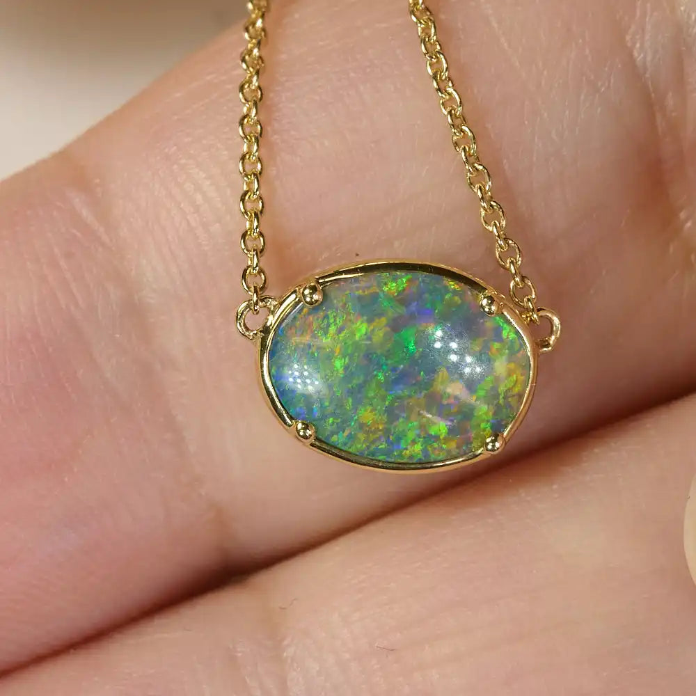 opal necklece