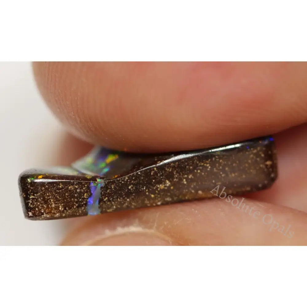 Natural Australian Boulder Opal Solid Cut Stone 5.29 Cts Vid Boulder Opal