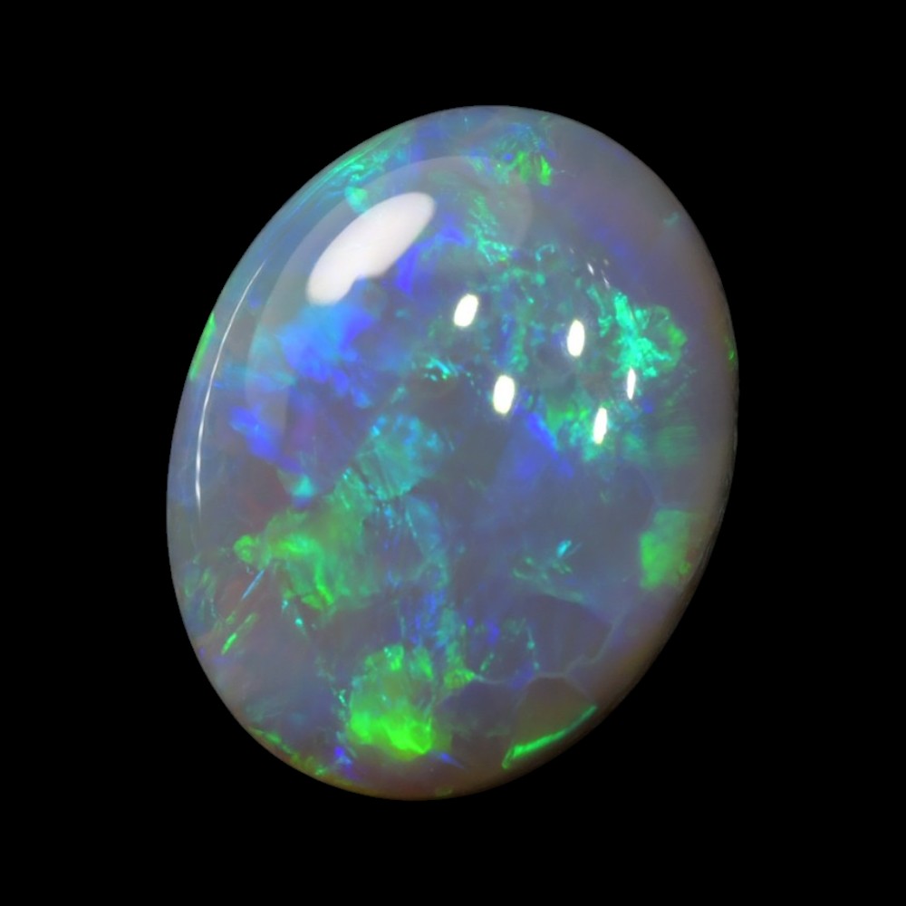 2.25 cts Dark Opal cut, not set (Lightning Ridge)