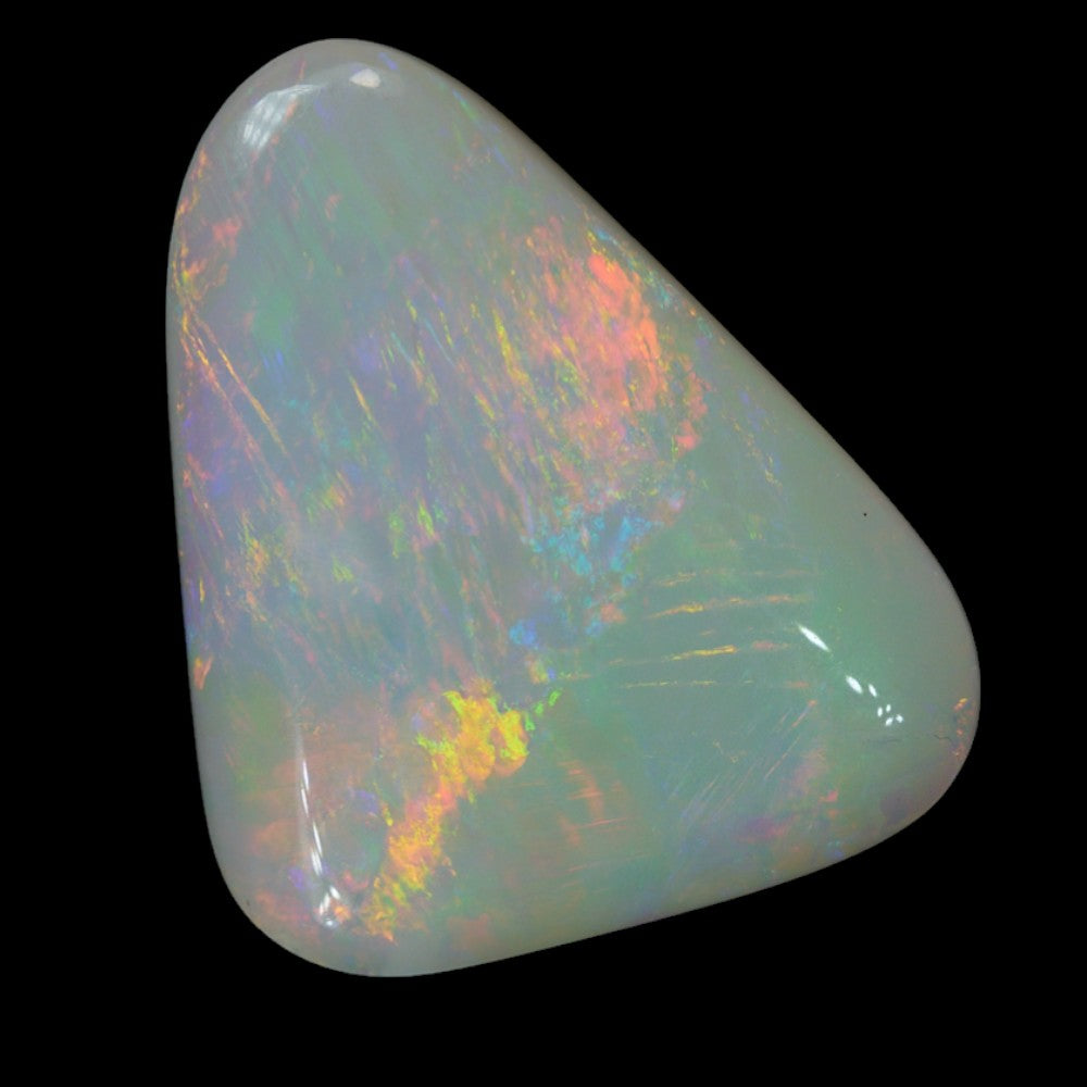 3.89 cts Light Solid Opal Stone Lightning Ridge