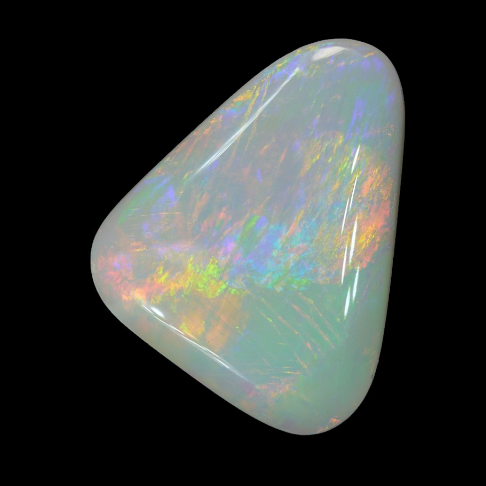 3.89 cts Light Solid Opal Stone Lightning Ridge