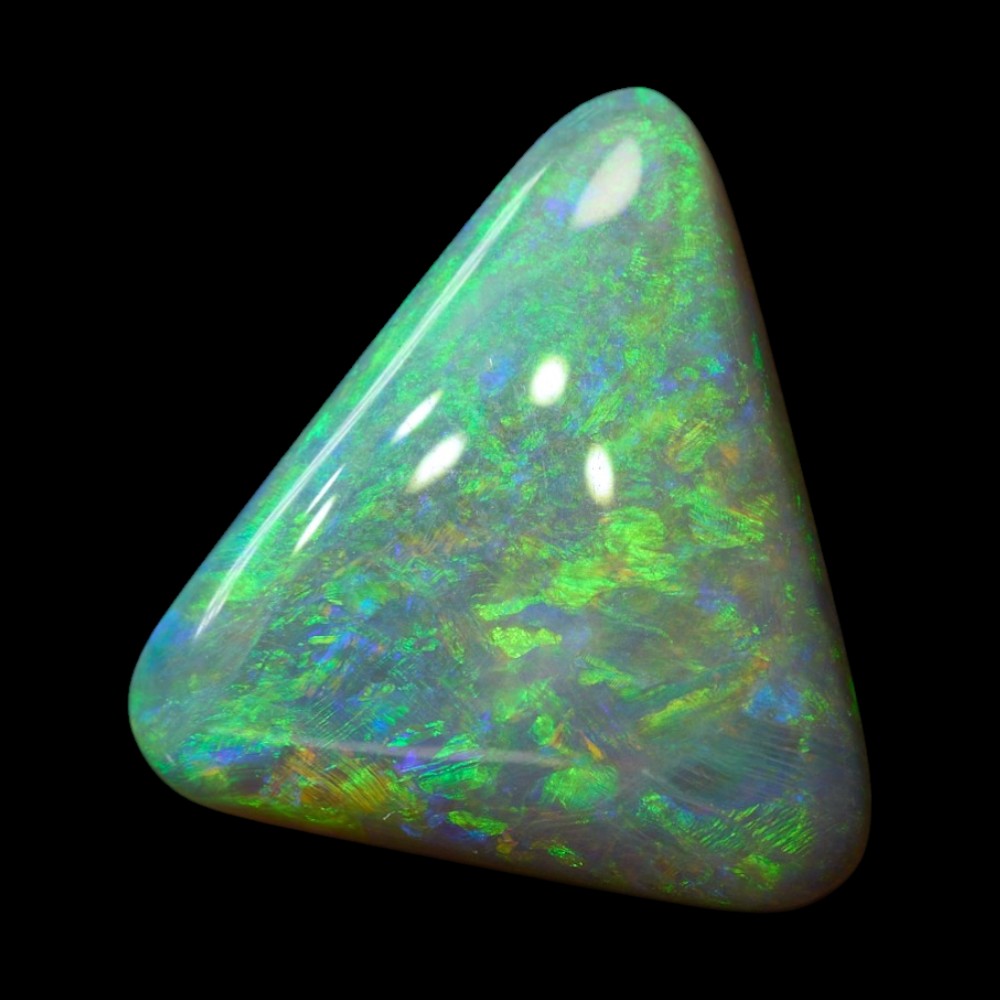 Dark Opal cut, not set (Lightning Ridge)