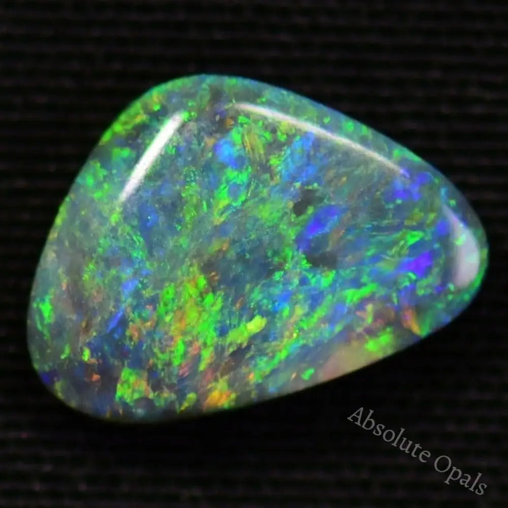 Shopify Auction Auction Test Of 1.04 Cts Australian Semi Black Opal Solid Lightning