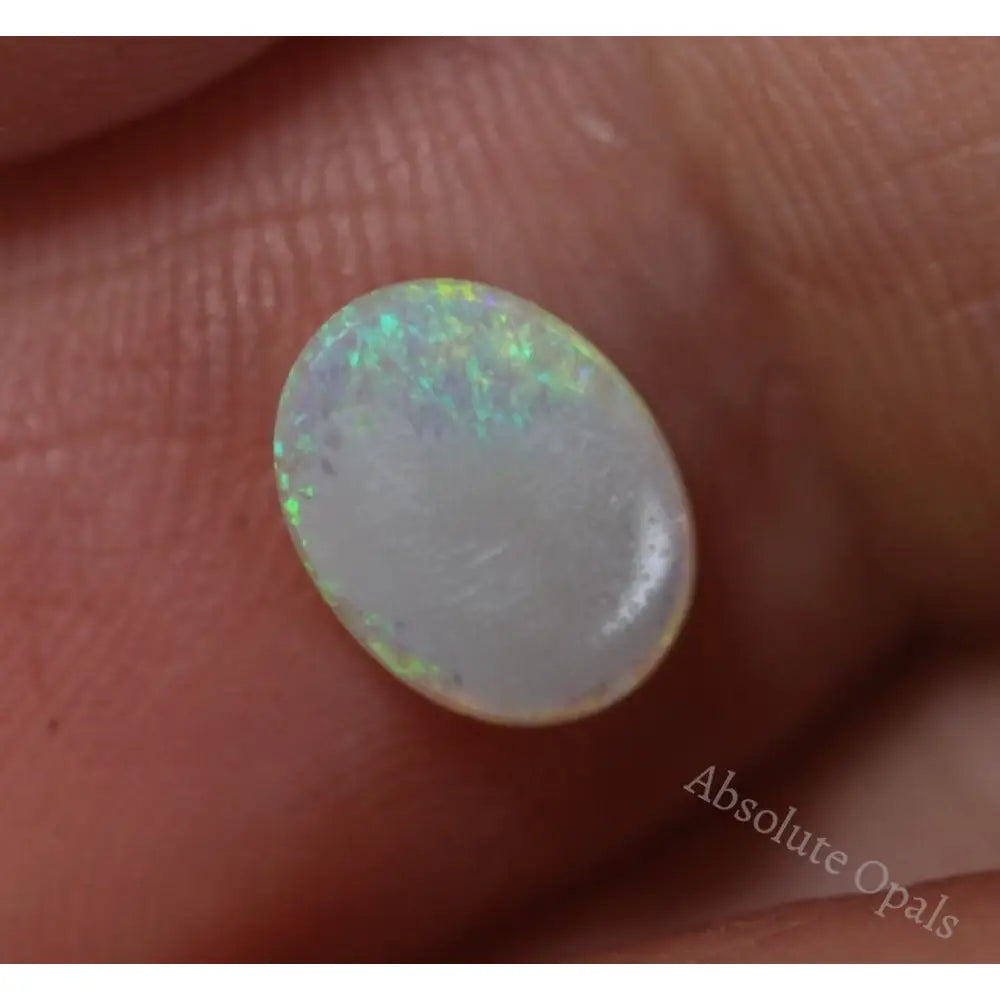 Solid Stone Australian Lightning Ridge Opal Cabochon 0.80Cts Light
