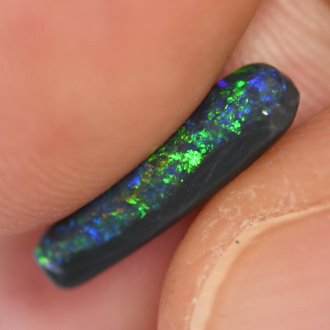 1.32 cts Australian Black Opal, Solid Gem Stone, Lightning Ridge