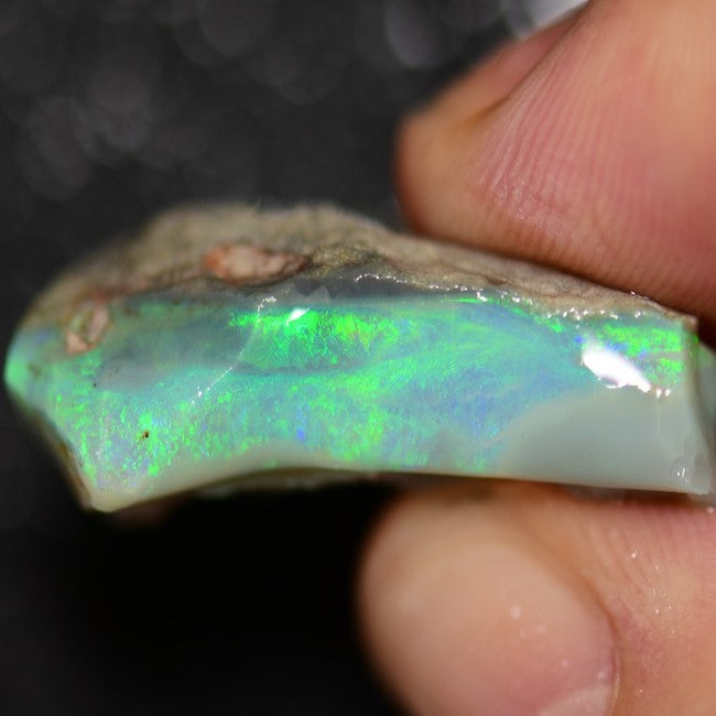 42.10 cts Australian Single Rough Opal for Cutting, Lightning Ridge