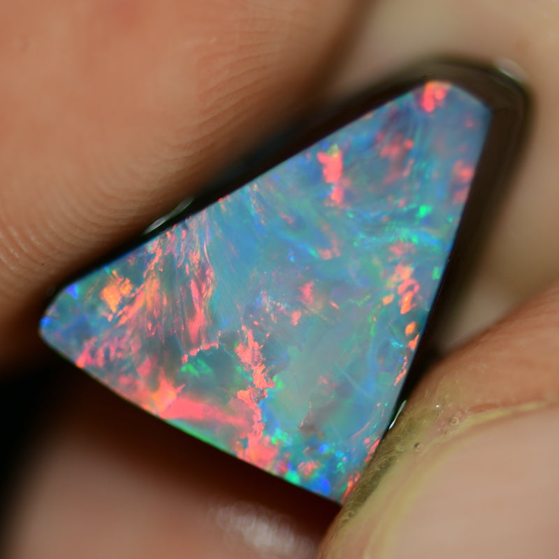 7.5 cts Australian Opal Doublet Stone Rough Rub, Lightning Ridge