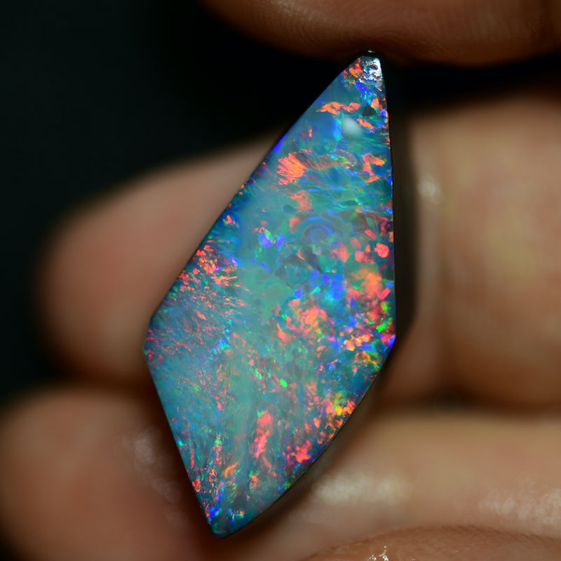 16.0 cts Australian Opal Doublet Stone Rough Rub, Lightning Ridge