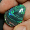 17.29 cts Australian Black Opal Solid Cut stone, Lightning Ridge