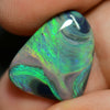6.06 cts Australian Black Opal Loose Cut stone, Lightning Ridge