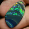 6.80 cts Australian Black Opal Solid Loose Cut stone, Lightning Ridge
