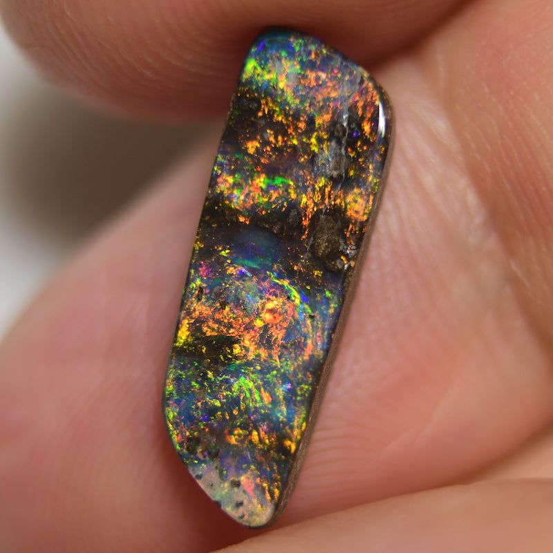 2.83 cts Australian Boulder Opal, Cut Stone