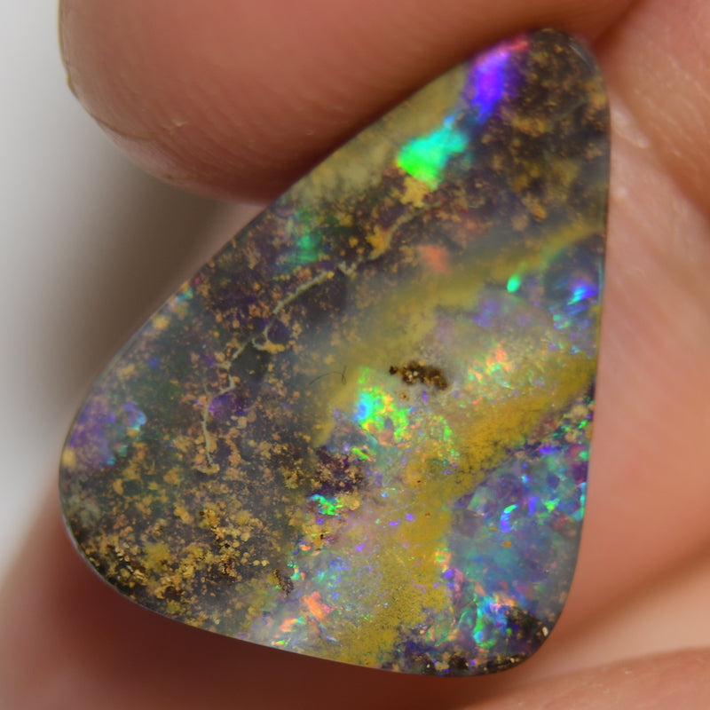 6.10 cts Australian Boulder Opal, Cut Stone
