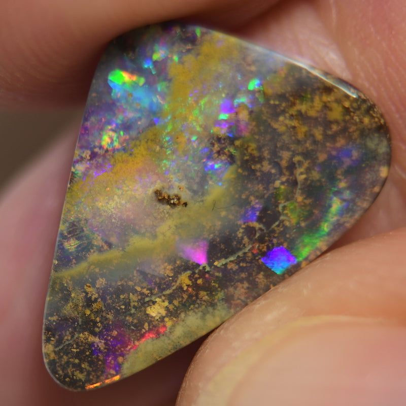 6.10 cts Australian Boulder Opal, Cut Stone
