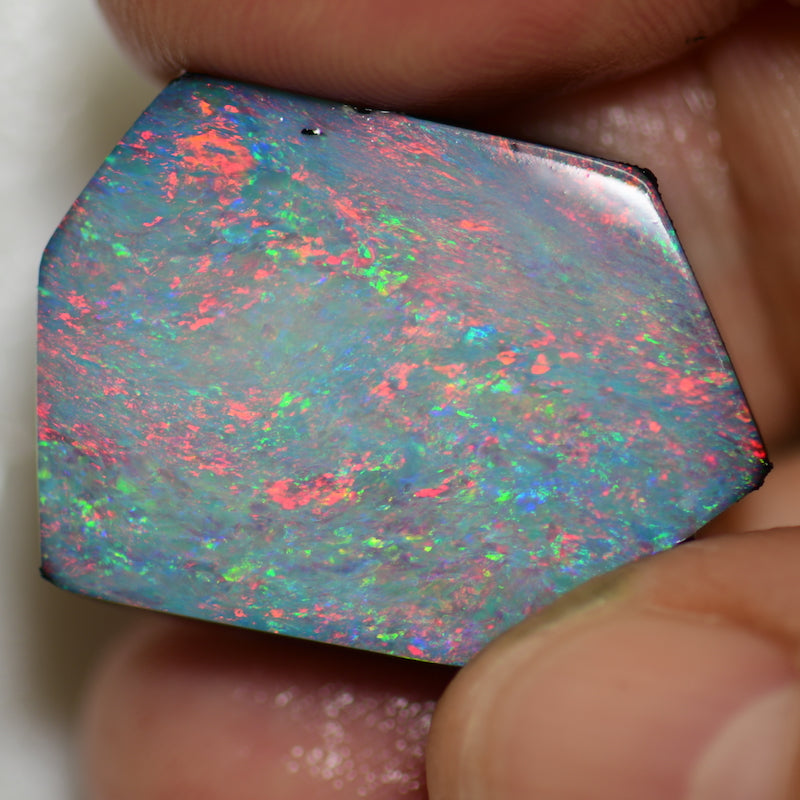 26.0 cts Australian Opal Doublet Stone Rough Rub, Lightning Ridge