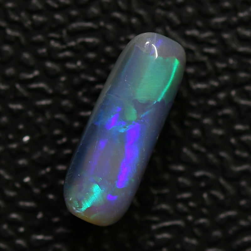 0.96 cts Australian Semi Black Solid Opal, Lightning Ridge