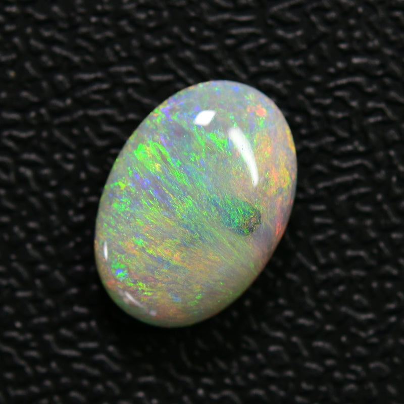 2.59 cts Australian Semi Black Solid Opal, Lightning Ridge