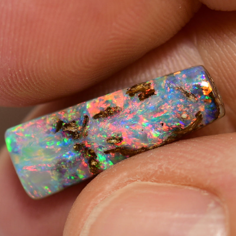 4.28 cts Australian Boulder Opal, Cut Stone
