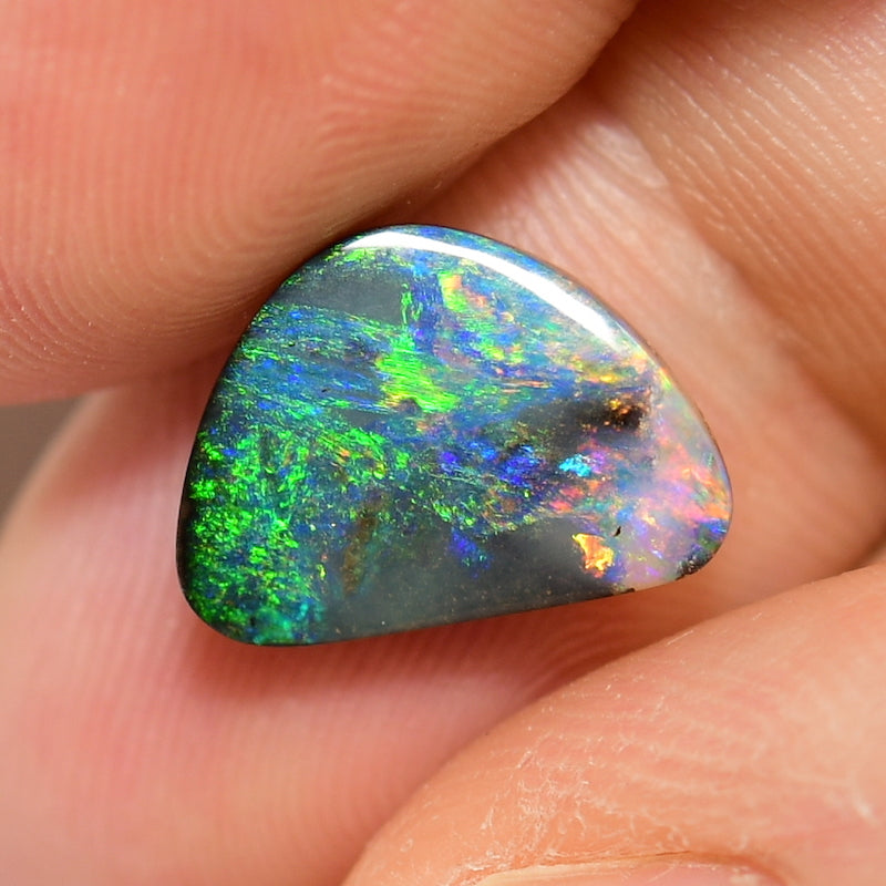 3.62 cts Australian Boulder Opal, Cut Stone
