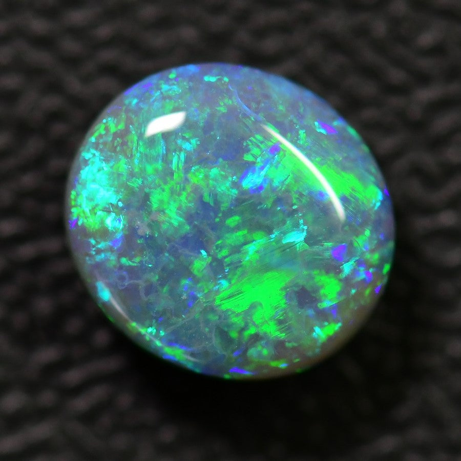3.56 Australian Black Opal Solid Stone, Lightning Ridge