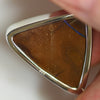 5.36 g Australian Boulder Opal with Silver Pendant : L 31.1 mm