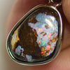 1.47 g Australian Boulder Opal with Silver Pendant : L 22.2 mm