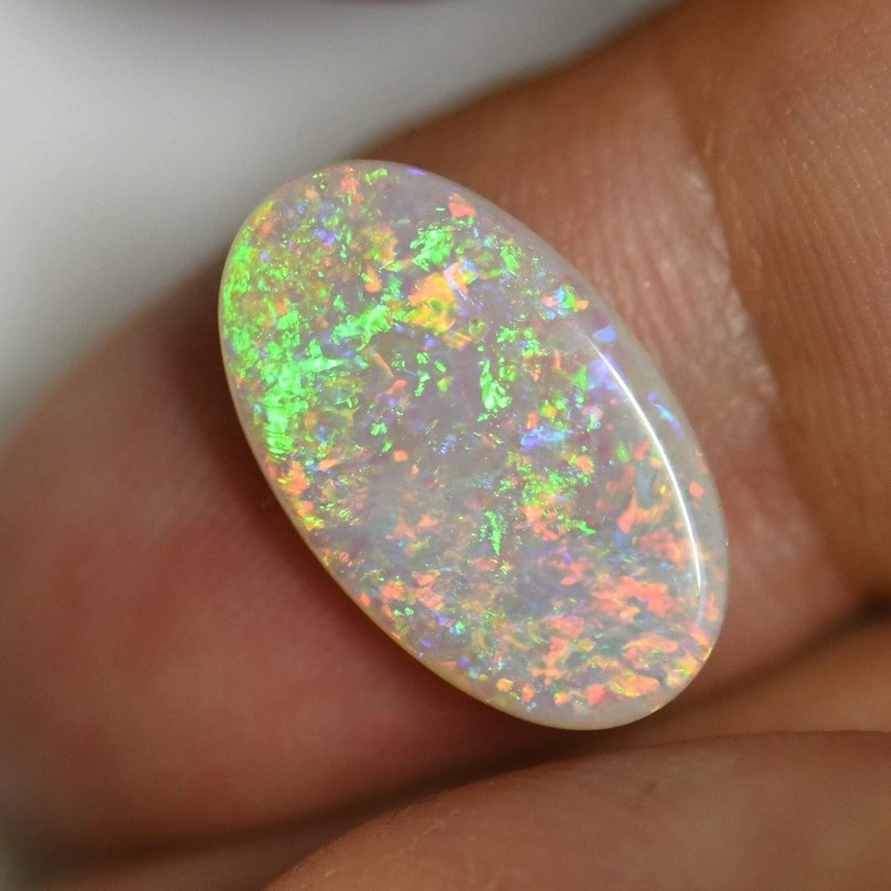 3.20 Australian Solid Opal Cut Stone, Lightning Ridge