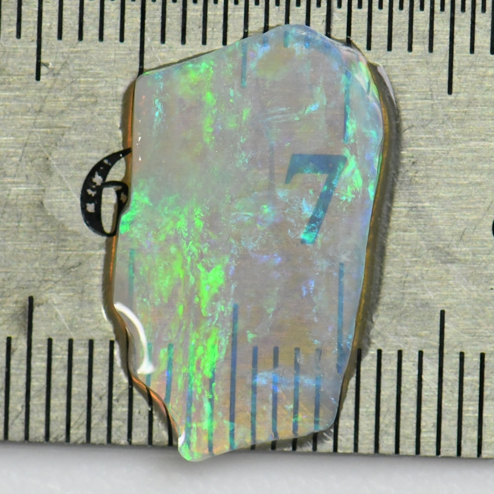 4.5 cts Australian Rough Opal Lightning Ridge Thin For Doublet or Inlay