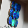 4.55 cts Australian Opal, Doublet Stone, Cabochon 9pcs 6X4 mm
