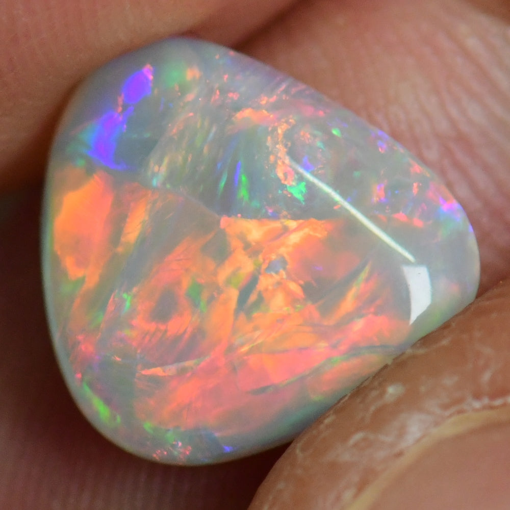 2.33 cts Australian Solid Opal Cut Stone, Lightning Ridge