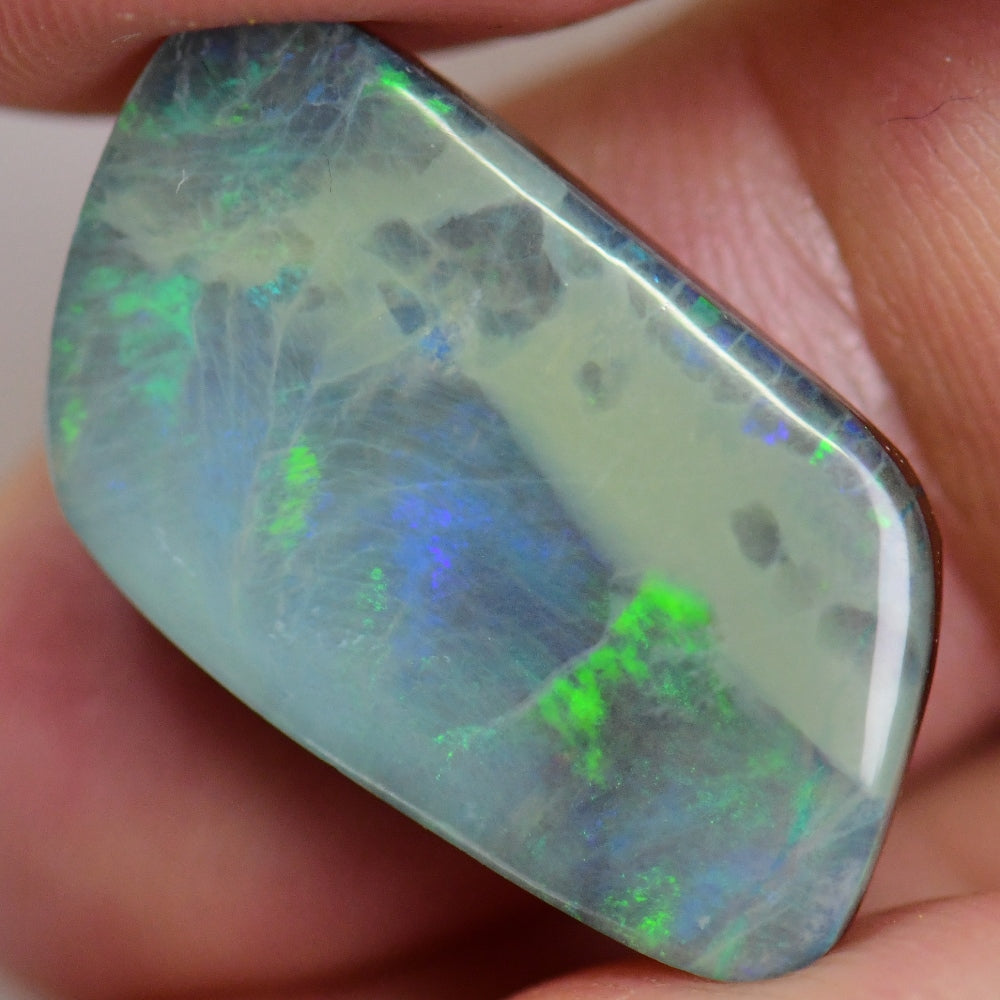 11.26 cts Australian Boulder Opal, Cut Stone
