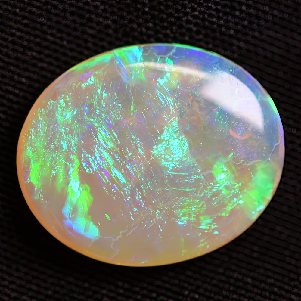 3.10 cts Australian Solid Opal Cut Stone, Lightning Ridge