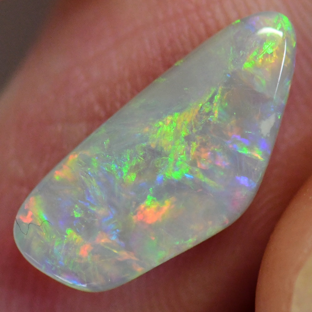 1.66 cts Australian Solid Opal Cut Stone, Lightning Ridge