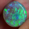 1.71 cts Australian Semi Black Opal Solid  Lightning Ridge - Crystal
