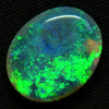Australian Semi Black Opal Solid  Lightning Ridge - Crystal