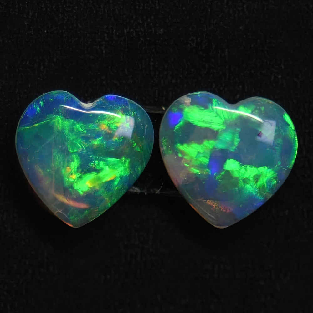 0.40 cts Opal Cabochon Pairs, Australian Solid Stone South Australia