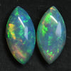 0.70 cts Opal Cabochon Pairs, Australian Solid Stone South Australia
