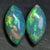 Opal Cabochon Pairs, Australian Solid Stone South Australia