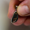 1.02 g Australian Doublet Opal with Silver Pendant : L 24.0 mm