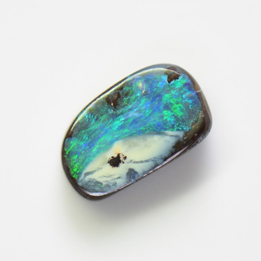 2.95 cts Australian Boulder Opal, Cut Stone