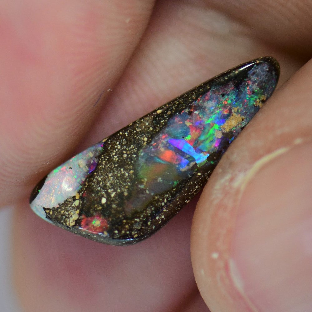 3.50 cts Australian Boulder Opal, Cut Stone