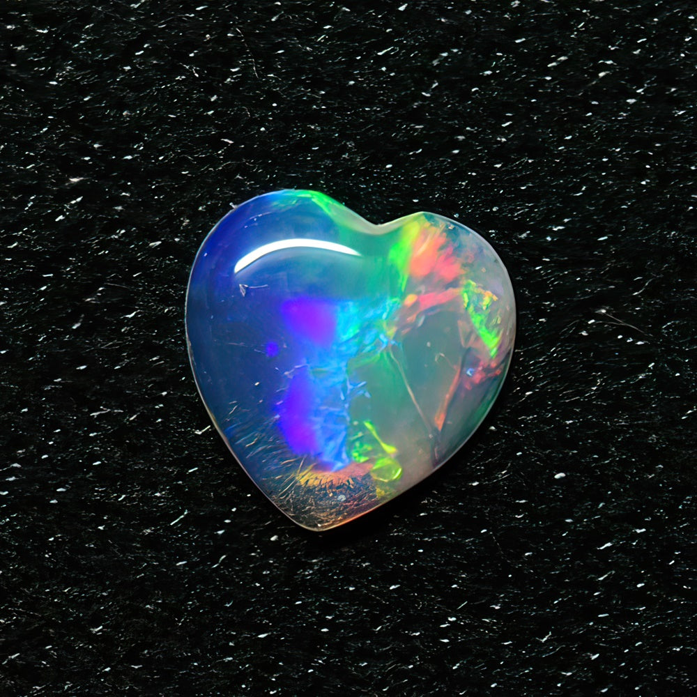 0.3 cts Australian Solid Opal Cut Stone, South Australia Crystal