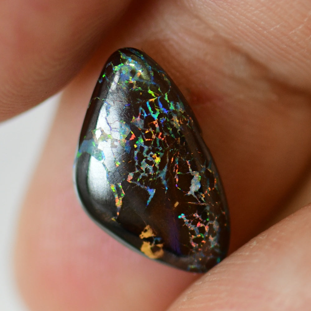 3.78 cts Australian Boulder Opal, Cut Stone