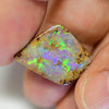 9.22 cts Australian Boulder Opal, Cut Stone