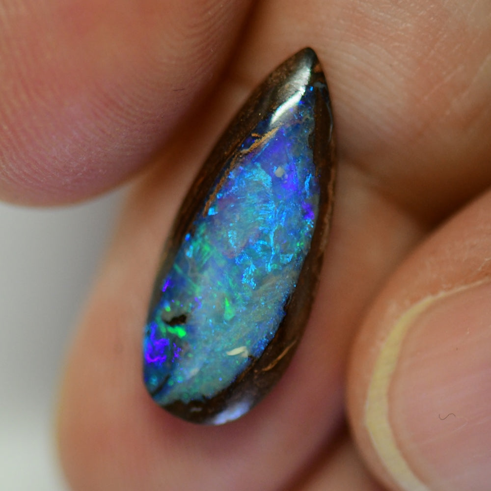 5.23 cts Australian Boulder Opal, Cut Stone