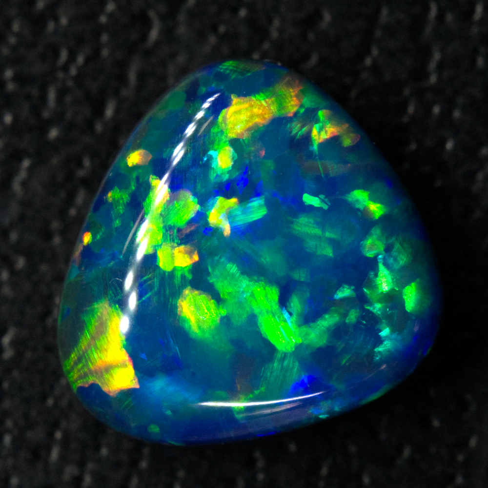 Australian Opal, Doublet Stone Cabochon, Lightning Ridge