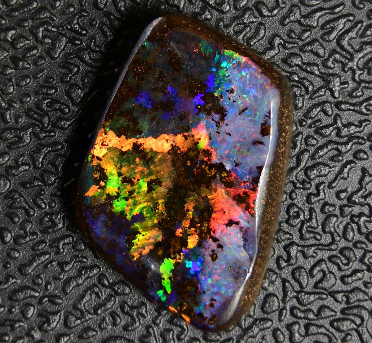 5.38 cts Australian Boulder Opal, Cut  Stone