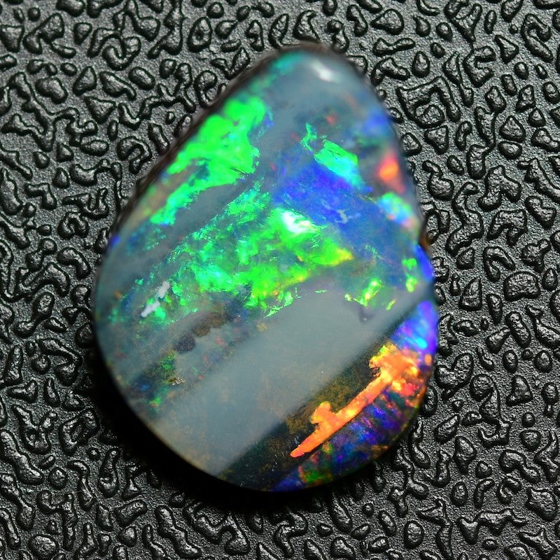 6.33 cts Australian Boulder Opal, Cut Stone